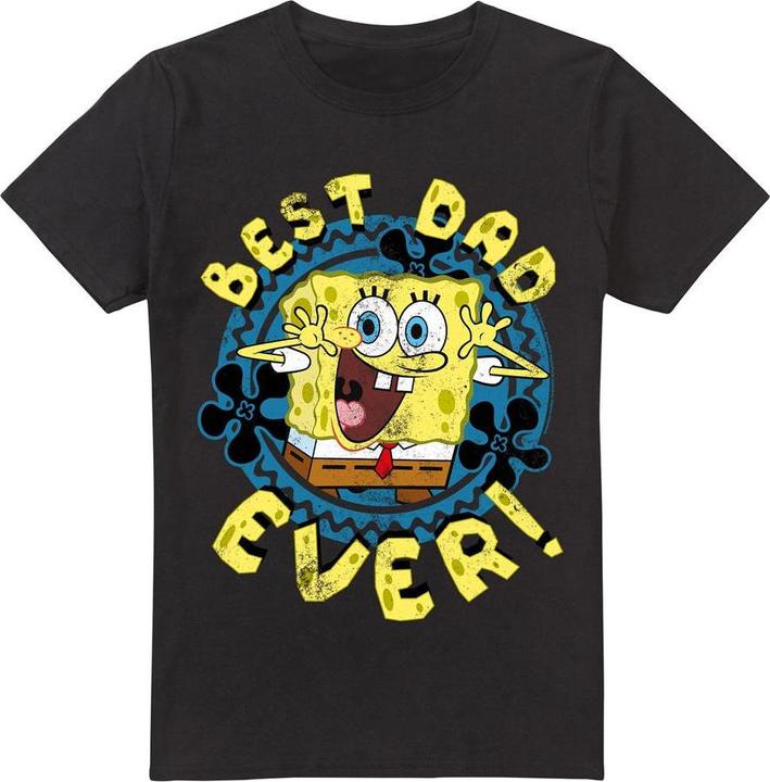 Produktbild Spongebob Squarepants Best Dad Ever TShirt Vatertag (XL)