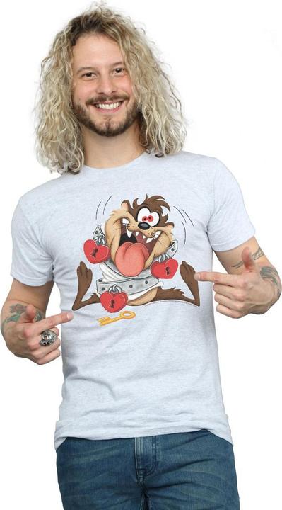 Immagine prodotto Looney Tunes Taz Valentine's Day Madly In Love Maglietta Uomo (L)