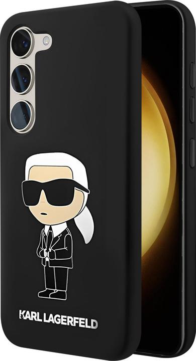 Actual product image Karl Lagerfeld Galaxy S23 hardcase Silicone Ikonik S911 (Samsung Galaxy S23)