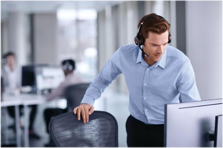 Actual product image Jabra Evolve 75 MS Duo (Wireless, USB-A)