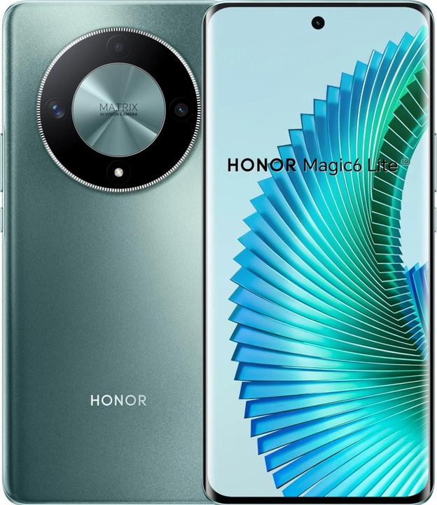 Actual product image Honor Magic6 Lite (256 GB, Emerald Green, 6.78", Dual SIM, 108 Mpx, 5G)