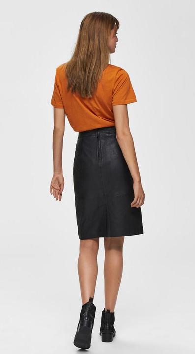 Actual product image Selected Femme Leather skirt (38)