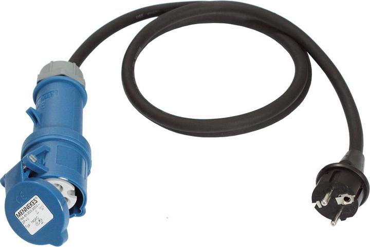 Actual product image As - Schwabe CEE adapter cable with hinged cover (1.50 m)