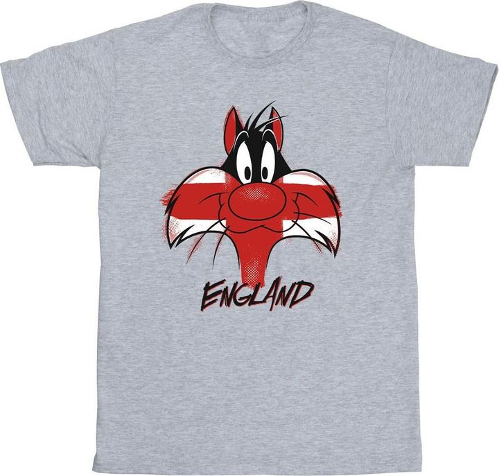 Produktbild Looney Tunes Sylvester England Face TShirt (M)