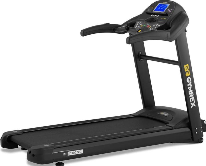 Produktbild Gymrex Profi Laufband elektrisch 1.837 W 1-20 km/h 120 kg 12 Programme LCD Heimtrainer