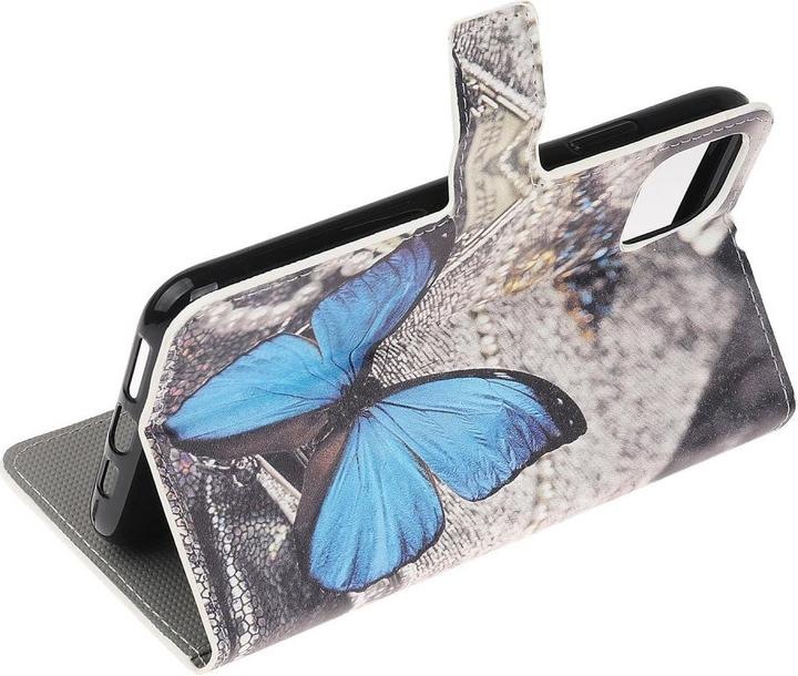 Immagine prodotto Cover-Discount iPhone 12 mini - Custodia in pelle Butterfly blu (Apple iPhone 12 mini)