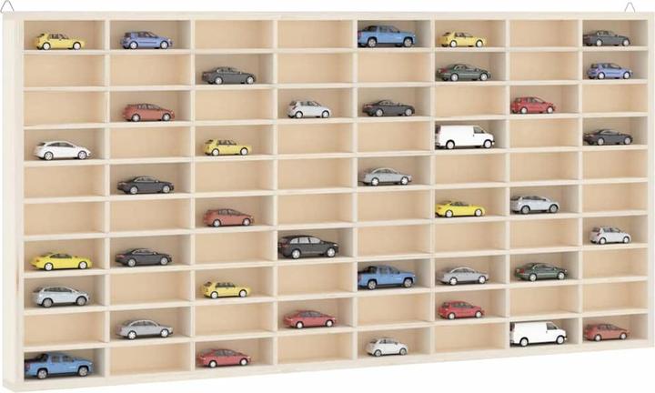 Image du produit VidaXL Vitrine murale Vitrine suspendue Vitrine de collectionneur avec 80 compartiments