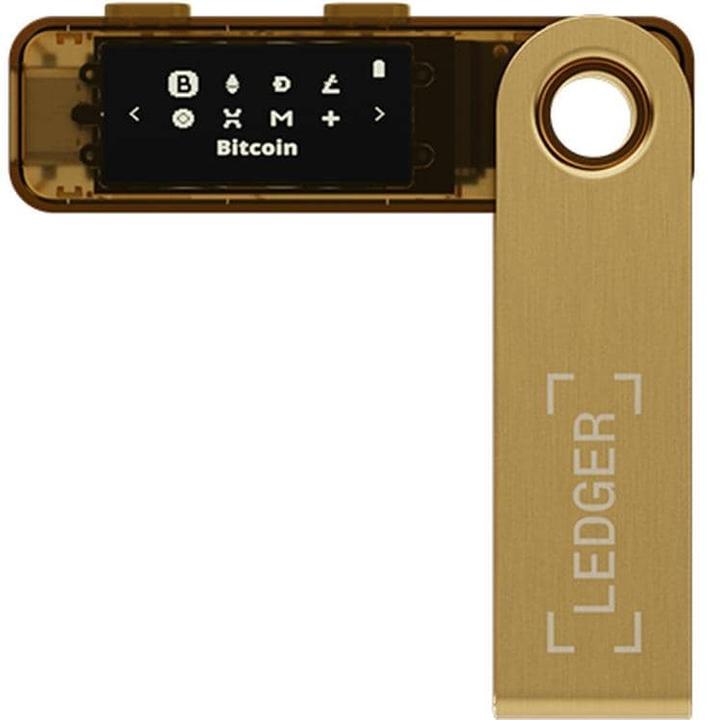Produktbild Ledger Nano S Plus - Gold (Ethereum Classic, Bitcoin, Dash, Dogecoin, Litecoin, Weitere)
