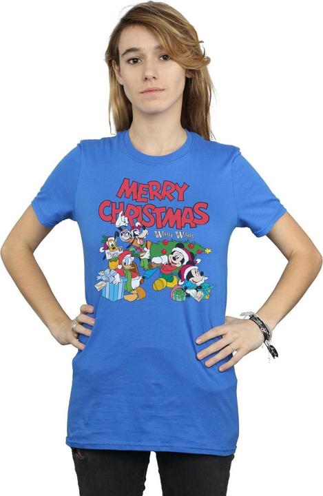 Immagine prodotto Disney Mickey And Friends Winter Wishes Maglietta Ampia Donna (XXL)
