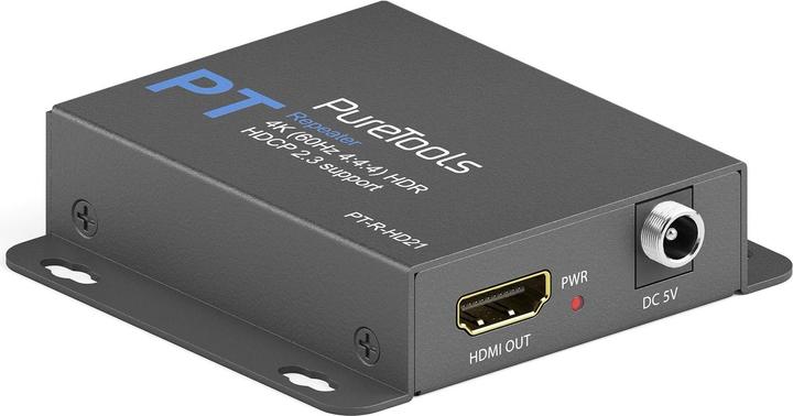 Actual product image Purelink PureTools - HDMI2.0 In-Line Repeater - 4K (60Hz 4:4:4) HDR HDCP 2.3 support