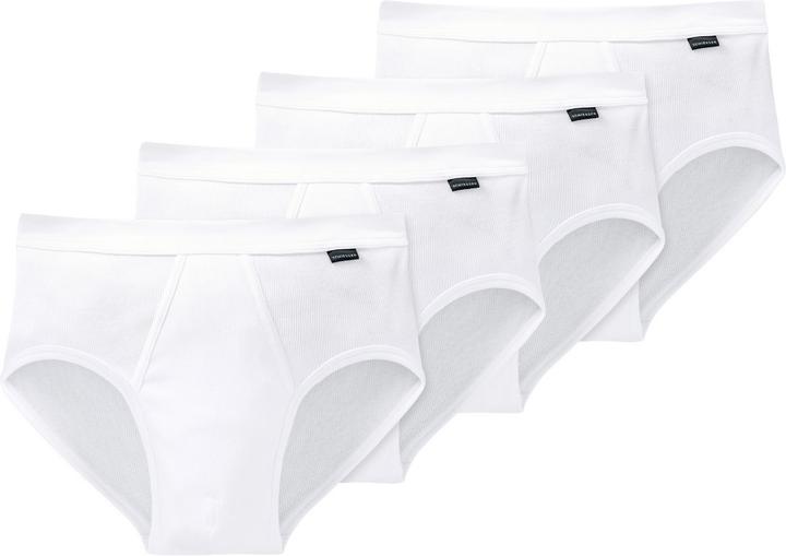 Image du produit Schiesser Lot de 4 slips de sport Cotton Essentials double côte (3XL, paquet de 4)