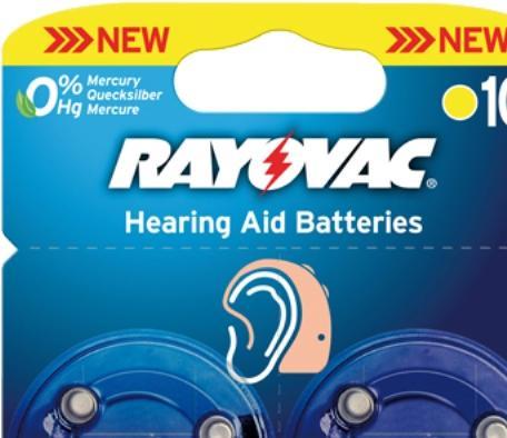 Produktbild Rayovac 10 (8 Stk., A10, 105 mAh)