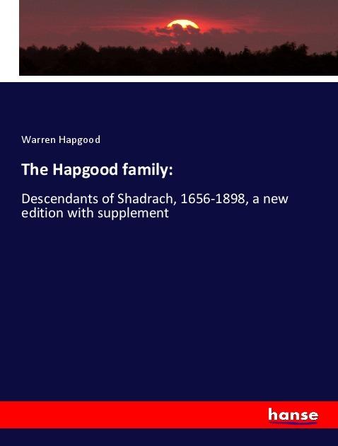 Produktbild The Hapgood family: (Deutsch, Warren Hapgood, 2019)