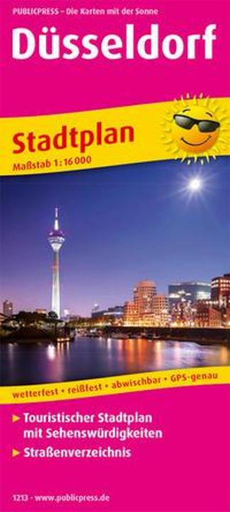 Produktbild PublicPress.1213 Stadtplan Düsseldorf