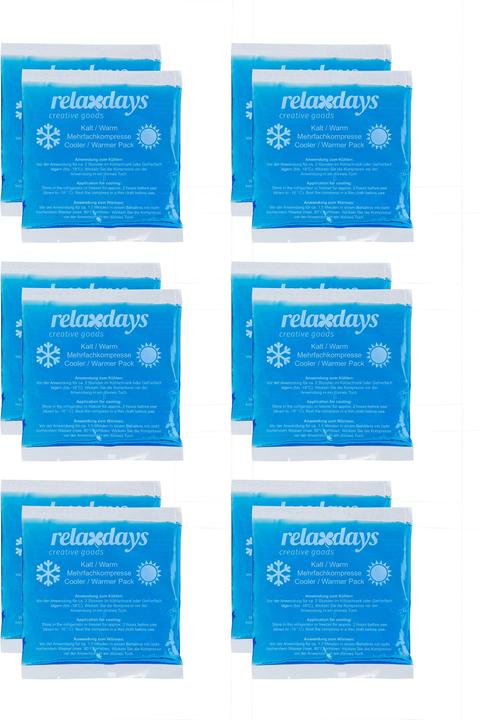 Relaxdays 12x Kühlpad (12 x, 1770 g)