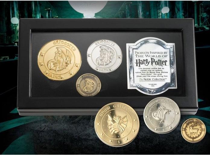 Produktbild Noble Collection Harry Potter: Münzen Gringotts Bank (3er Set)