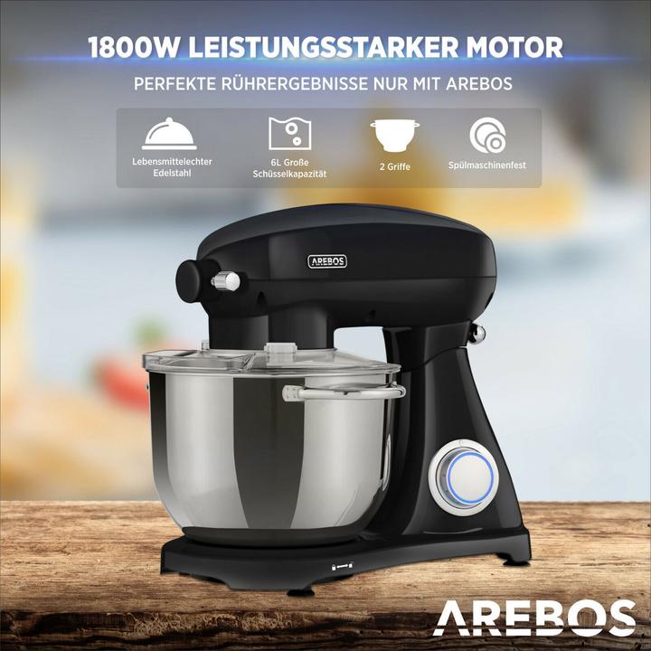 Image du produit Arebos Robot de cuisine (1800 W)