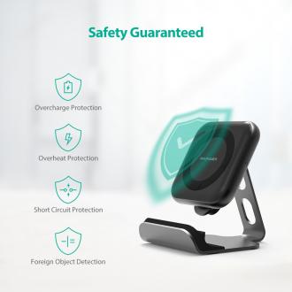 Produktbild Nenurodyta RAVPower Wireless charger with holder (RP-PC070), Black, 10W (10 W)