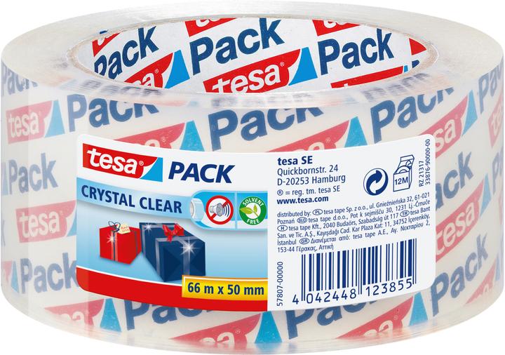 tesa tesapack CRYSTAL CLEAR Packband (50 mm)