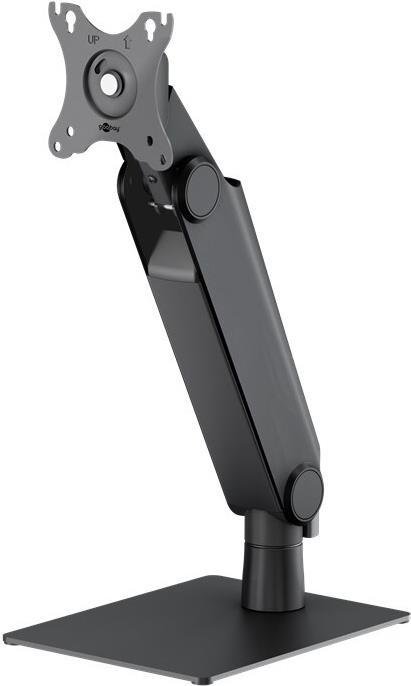 Actual product image Goobay Free-standing single monitor mount, black (Table, 32")