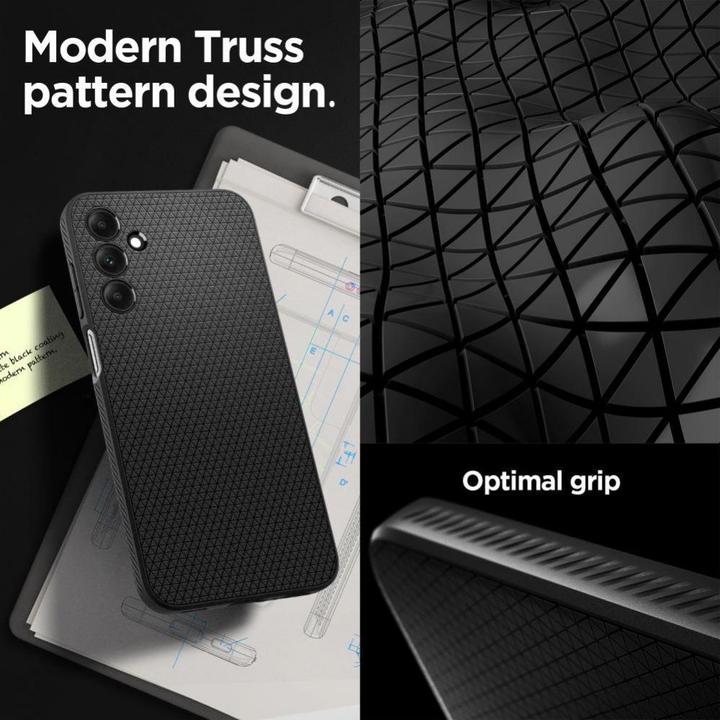 Actual product image Spigen Liquid Air Sam A15 4G/5G czarny/matte black ACS07246 (Samsung Galaxy A15)