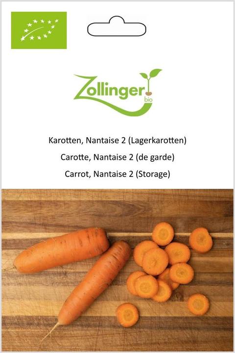 Produktbild Zollinger Bio Karotten, Nantaise 2 (Lagerkarotten) (Keimlinge)