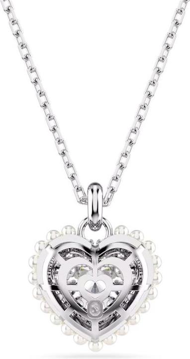 Produktbild Swarovski Hyperbola Halskette Herz Weiss (Swarovski Metall, 38 cm)