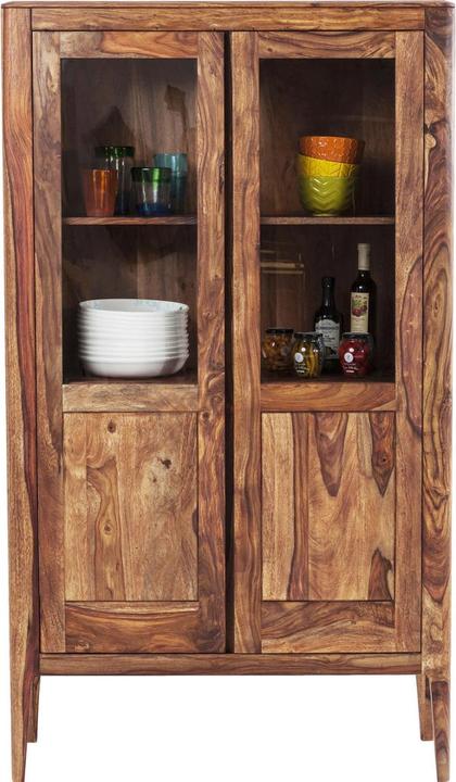Image du produit Kare Design Vitrine Brooklyn nature 2-portes (100 x 40 x 175 cm)