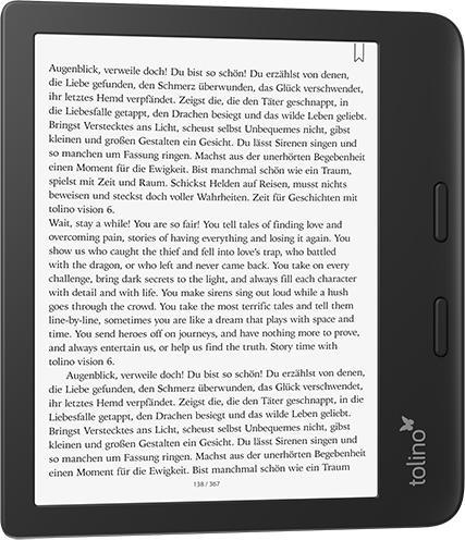 Immagine prodotto tolino vision 6 (7", 16 GB, Nero)