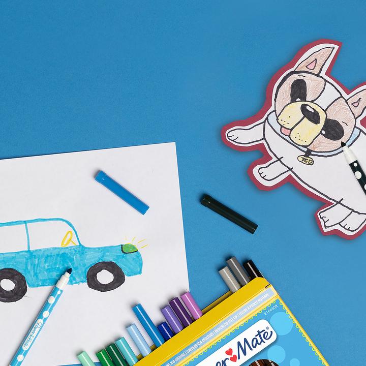 Produktbild Paper Mate Faserschreiberetui 15ST Duo sortiert