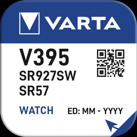 Produktbild Varta V395 / SR927SW - 10 Knopfzellen (10 Stk., SR57, 38 mAh)