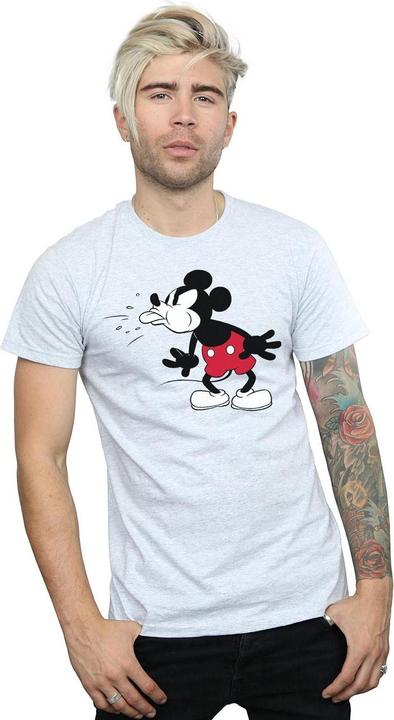 Actual product image Disney Mens Mickey Mouse Tongue T-Shirt (XXL)