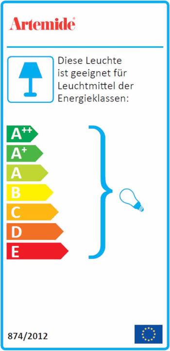 Energie-Label Artemide Eclisse (E14)
