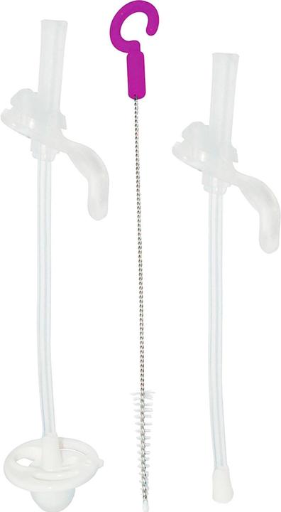 Actual product image B.Box Set of 2 spare straws and a brush for a new water bottle