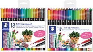 Produktbild Staedtler Fasermaler (Mehrfarbig, 18 x)