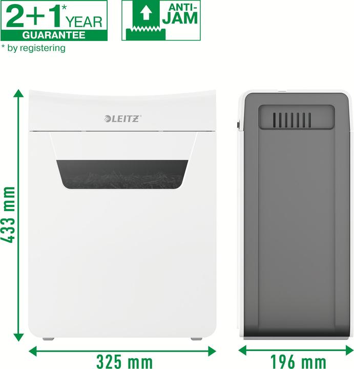 Actual product image Leitz IQ 8X PROTECT PREMIUM - Document shredder (Particle cut)