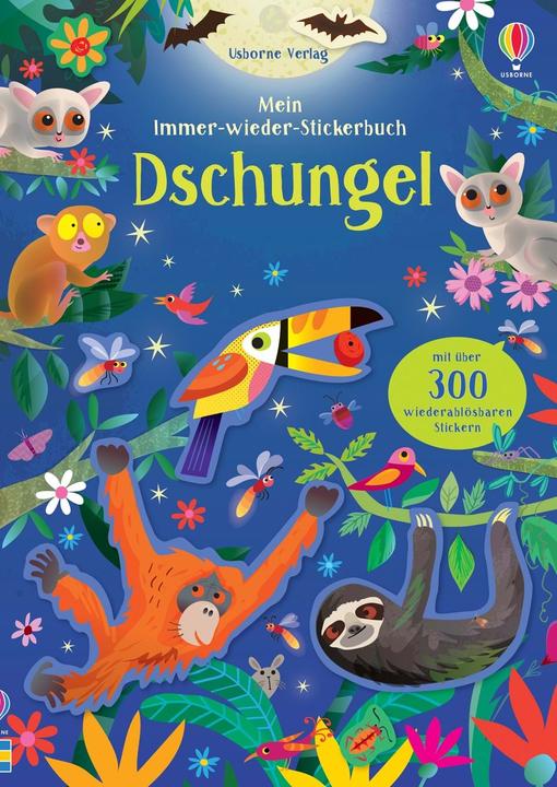 Mein Immer-wieder-Stickerbuch: Dschungel (German, Kirsteen Robson, 2020)