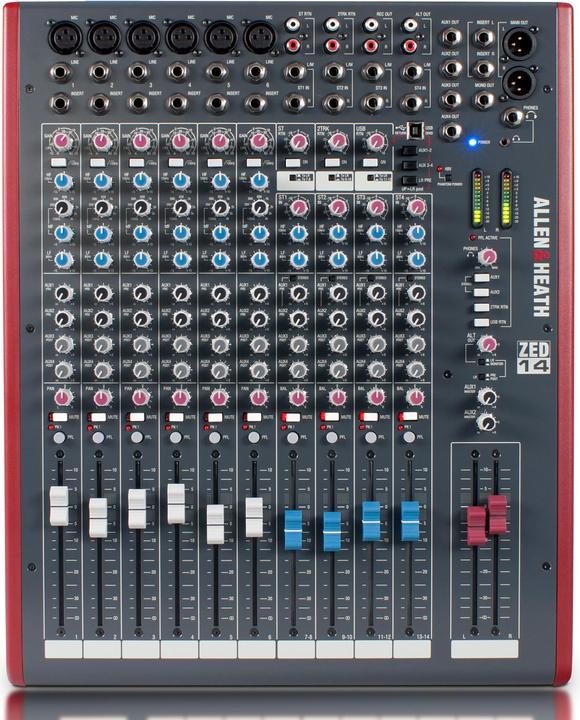 Actual product image Allen & Heath Zed-14 (Studio- and Livemixer)