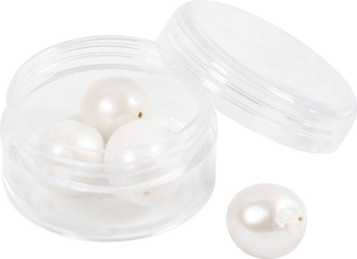 Creative - Freshwater pearls, Perforated lengthwise, dia. 13-14 mm (632124)