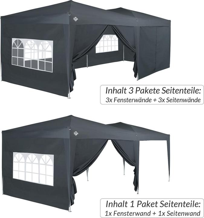 Actual product image Deuba 2x side panels (300 cm, 200 cm)