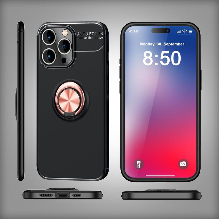 Produktbild Nalia Matte Ring Silikon Hülle (Apple iPhone 16 Pro Max)