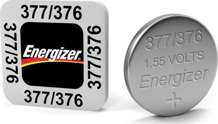Actual product image Energizer Silver Oxide 377/376 (1 pcs., SR66, 24 mAh)