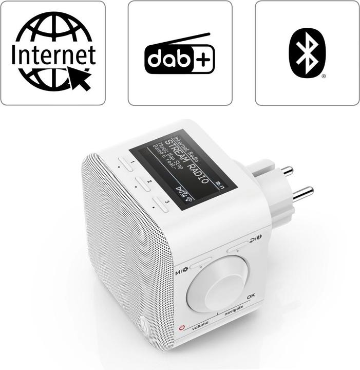 Actual product image Hama DIR45BT (DAB+, Web radio, DAB, FM, Wi-Fi, Bluetooth)