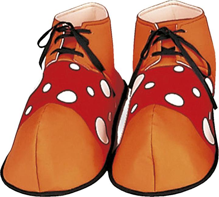 Actual product image Widmann Clown shoes red-orange