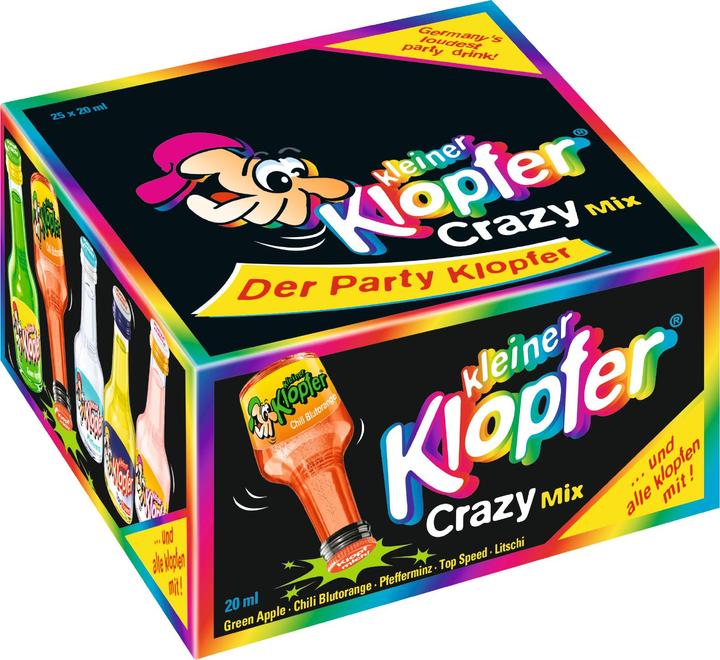 Image du produit Kleiner Klopfer Crazy Mix (25 x 2 cl)