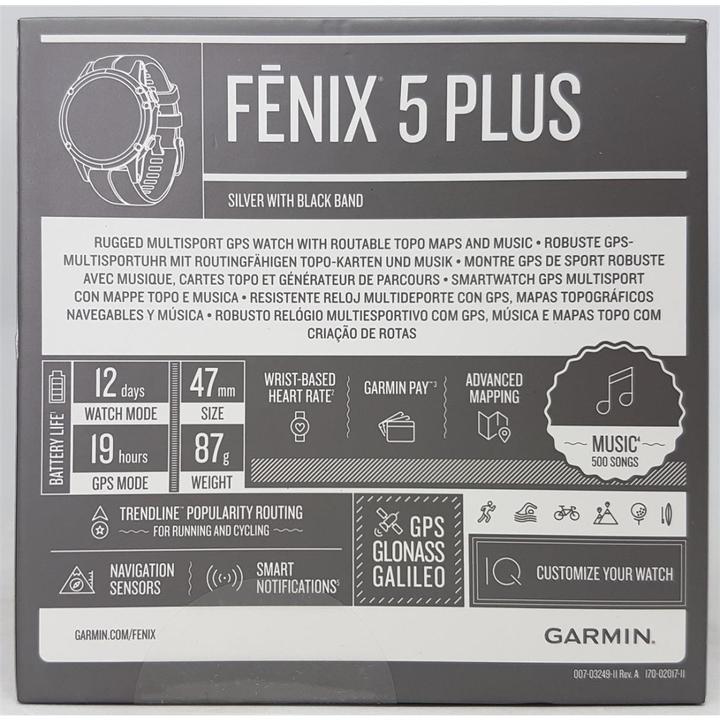 Image du produit Garmin fenix 5 Plus (47 mm)