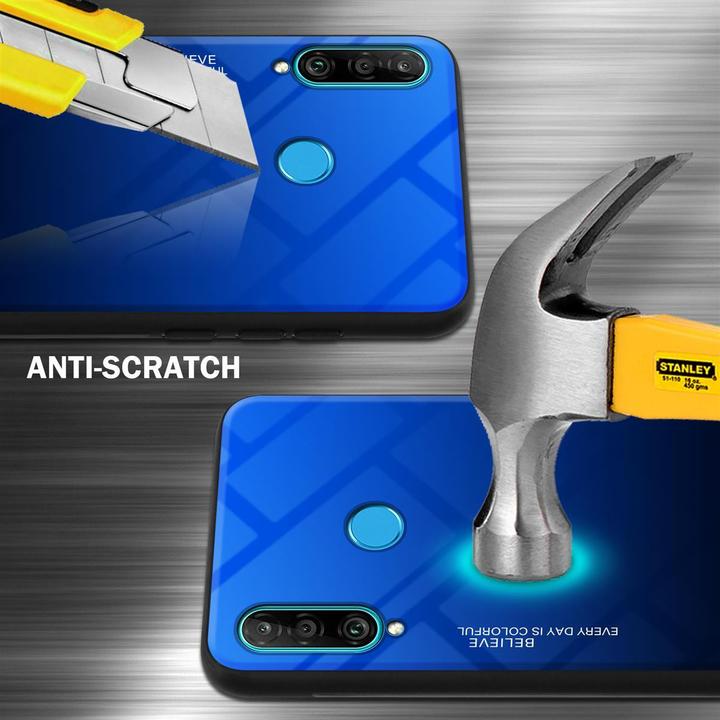 Produktbild Cadorabo TPU 2 Farben Glas Cover (Huawei P30 Lite)