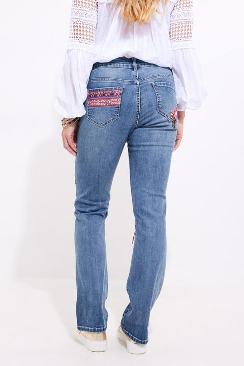 Image du produit Joe Browns LIMITED EDITION Patchwork Straight Leg Jeans (46)