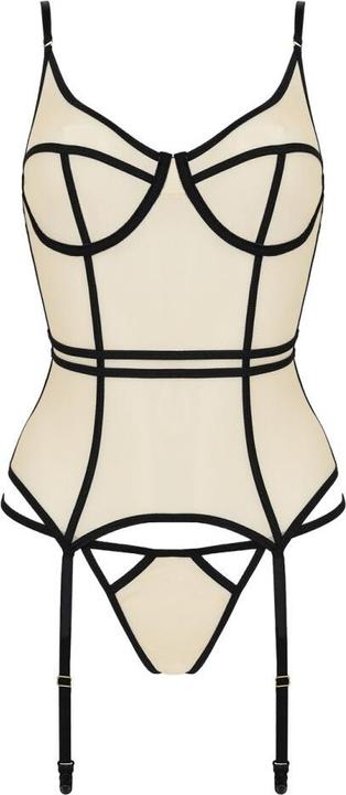 Produktbild Passion PE Serara corset & thong beige L/XL (L)