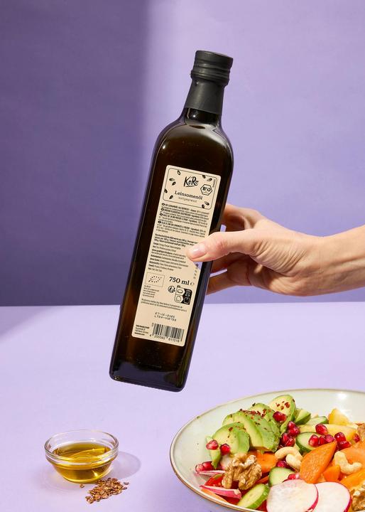 Produktbild KoRo Bio Leinsamenöl kaltgepresst (750 ml)